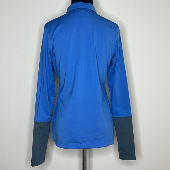 NIKE GOLF Blue/ Grey Half Zip Performance Longsleeve Top S - Picture 5 of 7